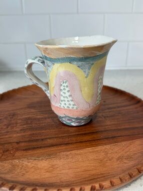Vintage MacKenzie-Childs Ceramic Mug